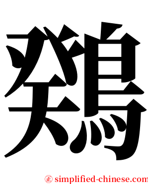 䳫 serif font