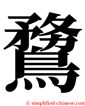 䳱 serif font