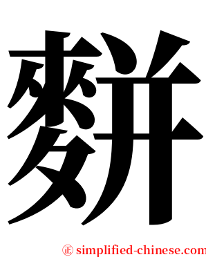 䴵 serif font