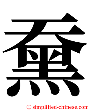 䵡 serif font