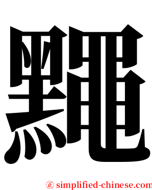 䵴 serif font