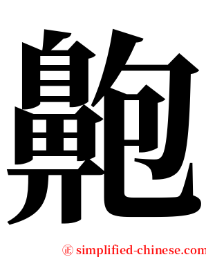䶌 serif font