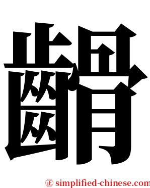 䶤 serif font