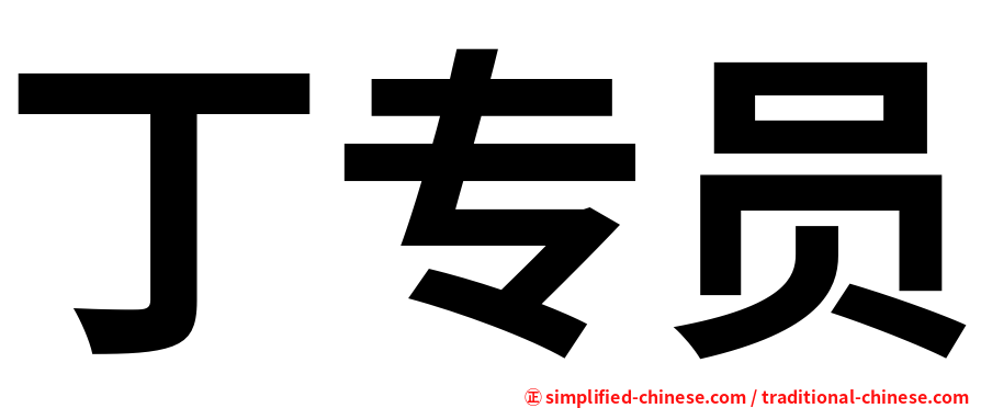 丁专员