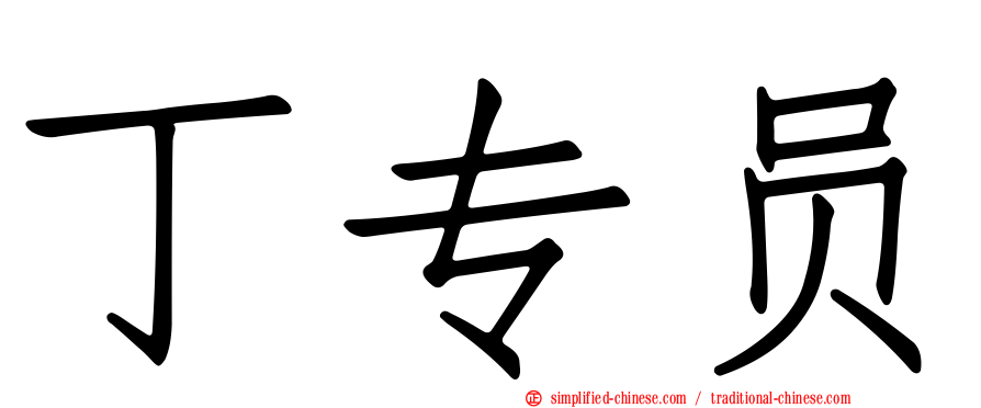 丁专员