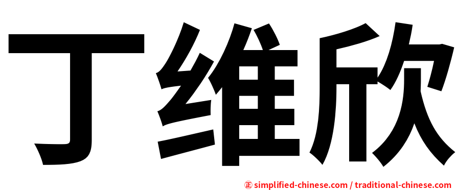 丁维欣