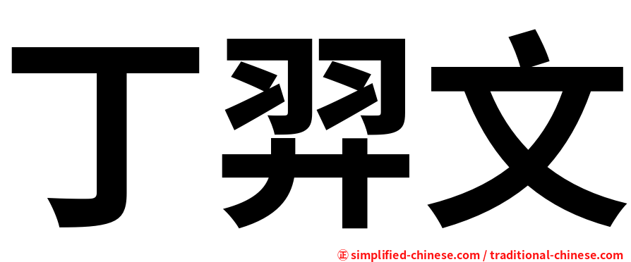 丁羿文