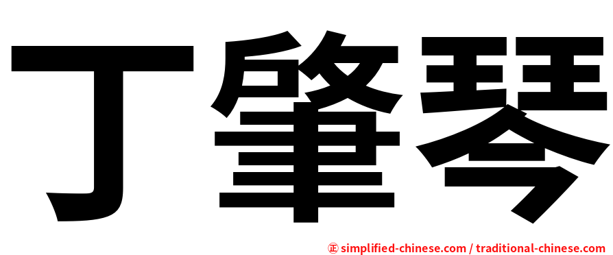 丁肇琴