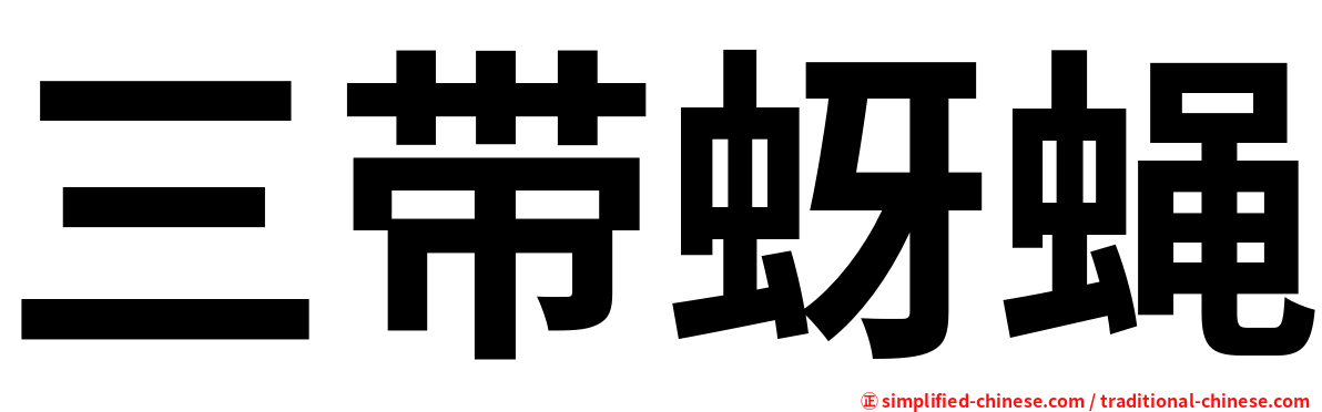 三带蚜蝇