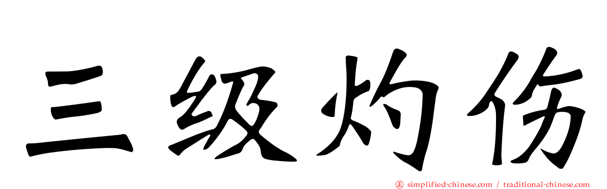 三级灼伤