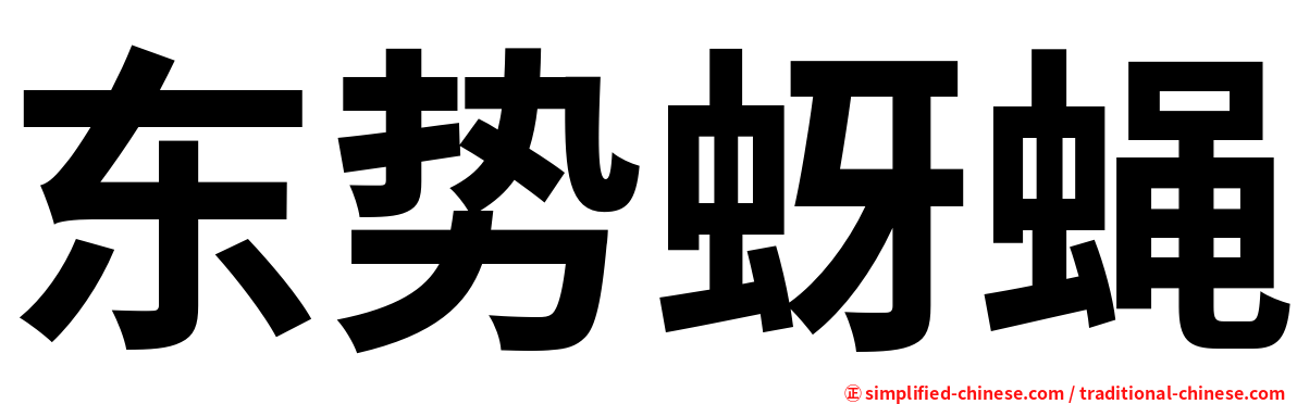 东势蚜蝇