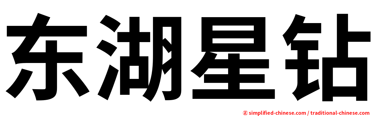 东湖星钻