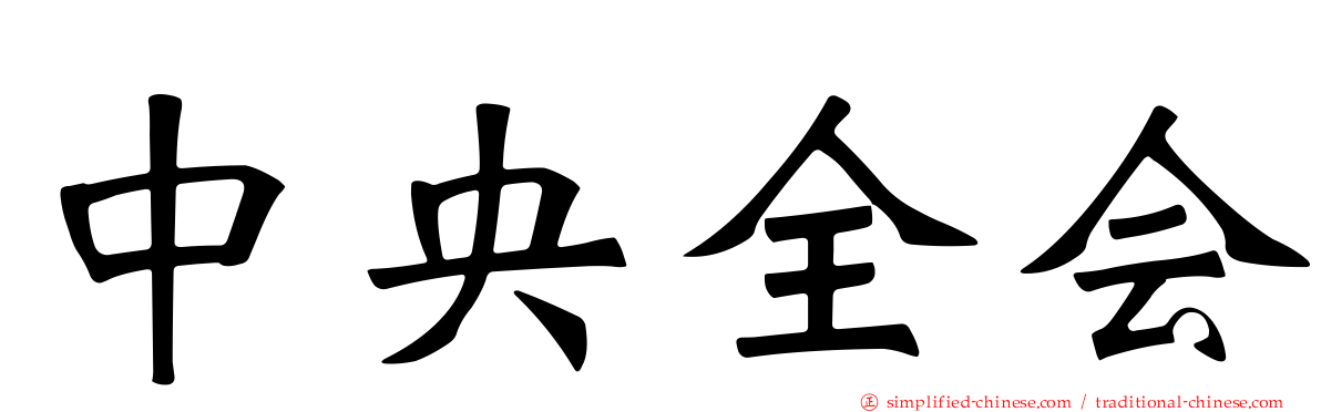 中央全会