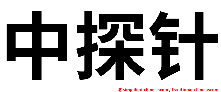 中探针