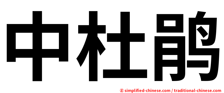 中杜鹃