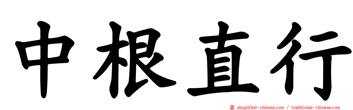 中根直行