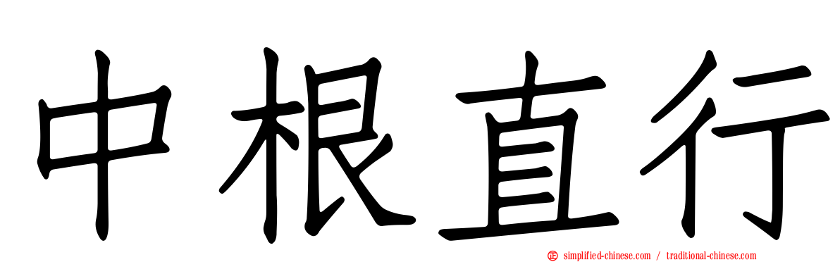 中根直行