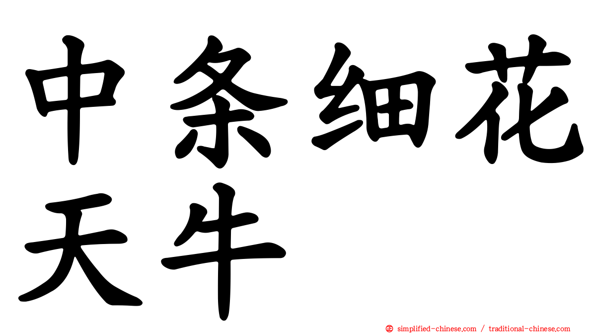 中条细花天牛
