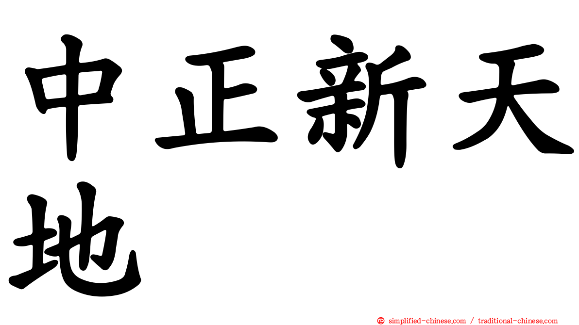 中正新天地