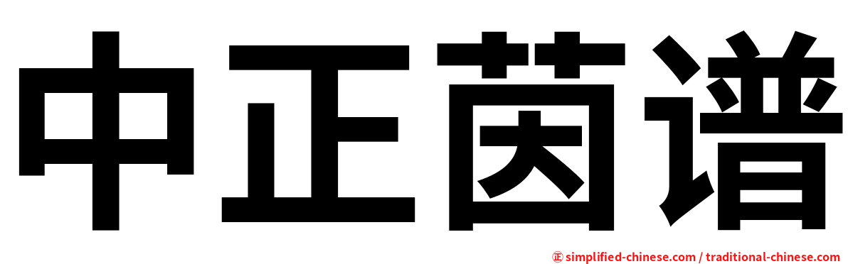 中正茵谱