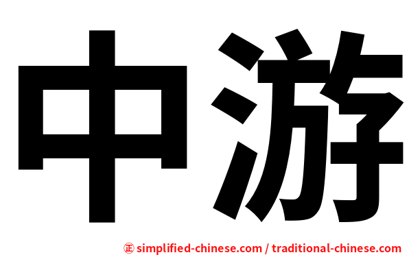 中游