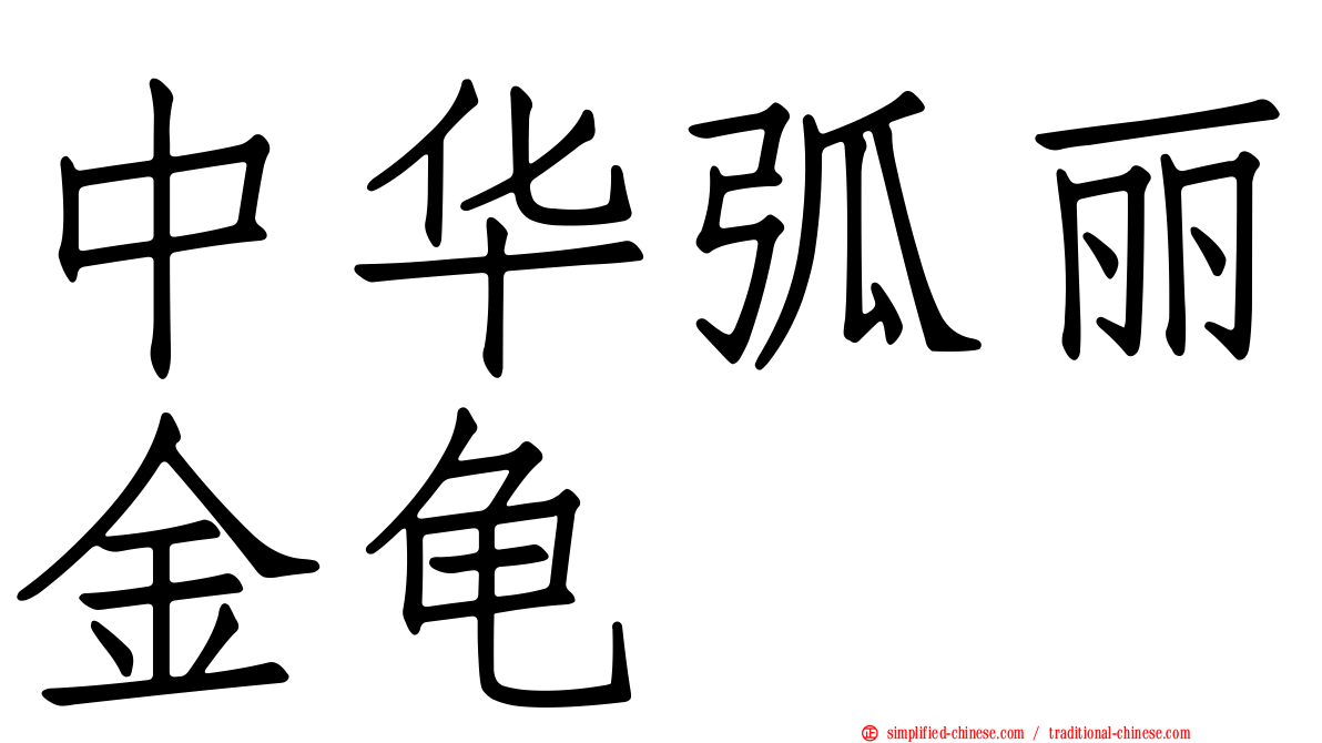 中华弧丽金龟