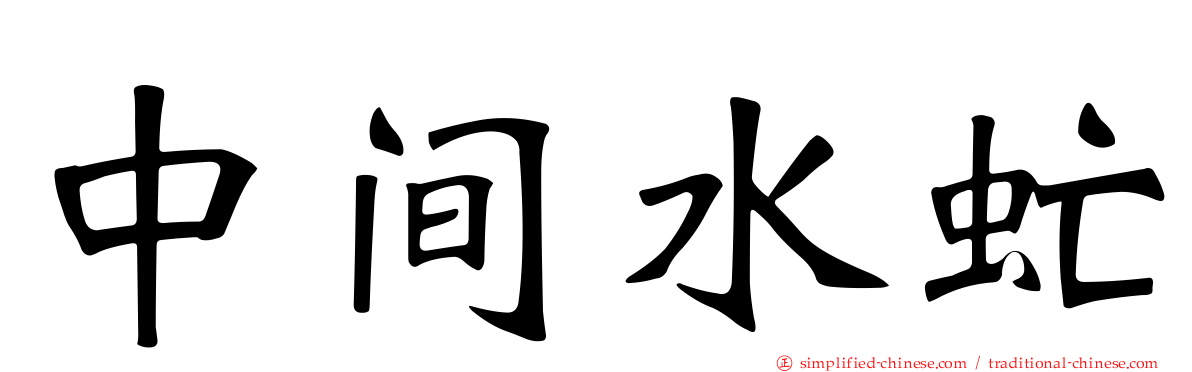 中间水虻