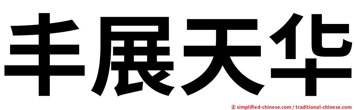 丰展天华