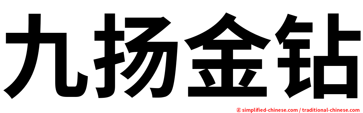 九扬金钻