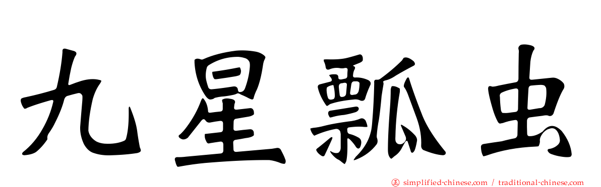九星瓢虫