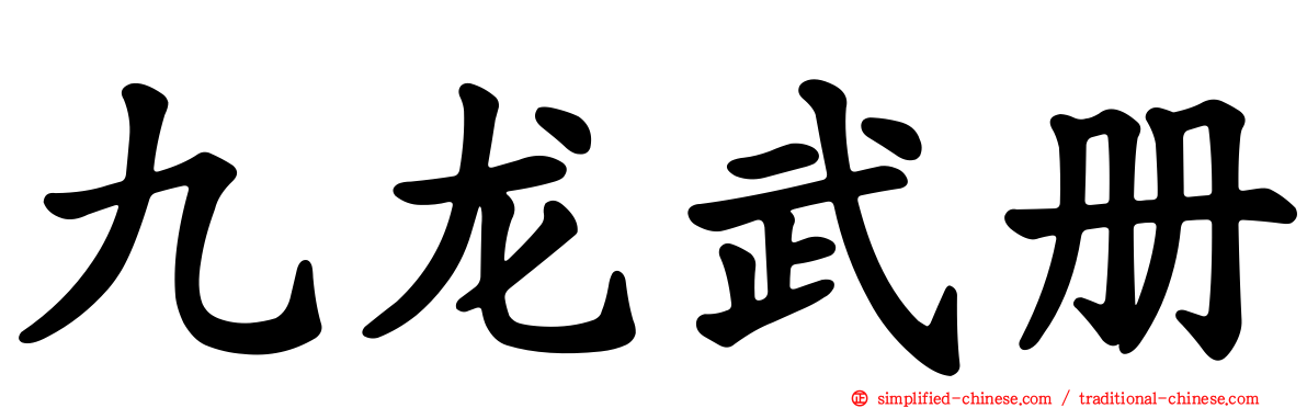 九龙武册