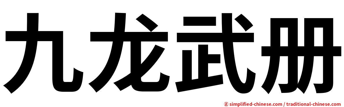 九龙武册