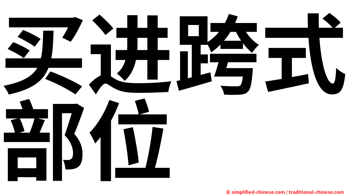 买进跨式部位