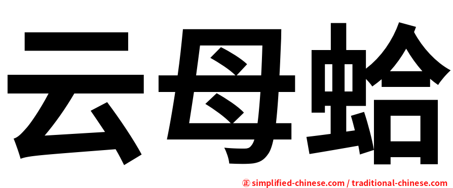 云母蛤