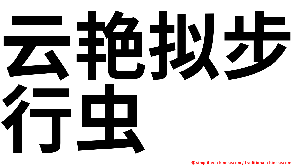 云艳拟步行虫