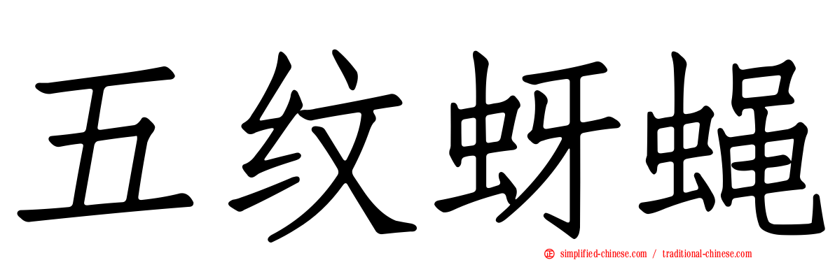 五纹蚜蝇