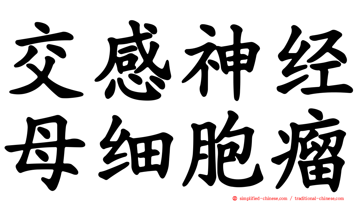 交感神经母细胞瘤