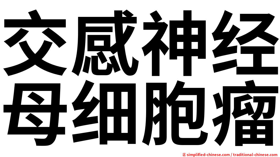 交感神经母细胞瘤