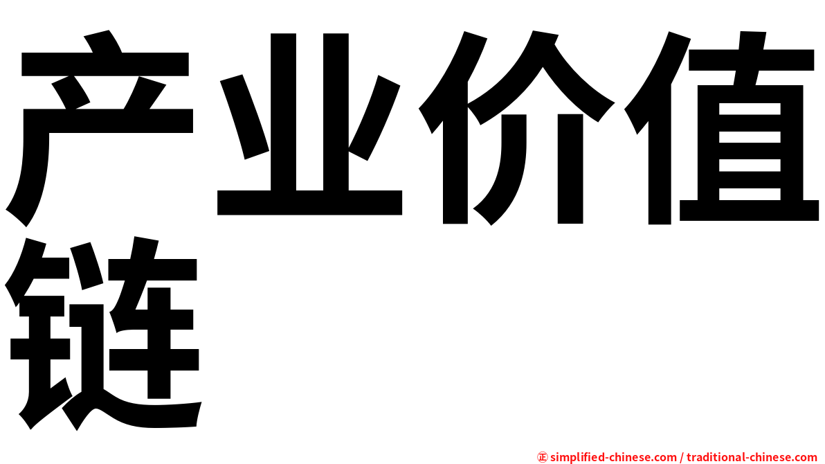 产业价值链