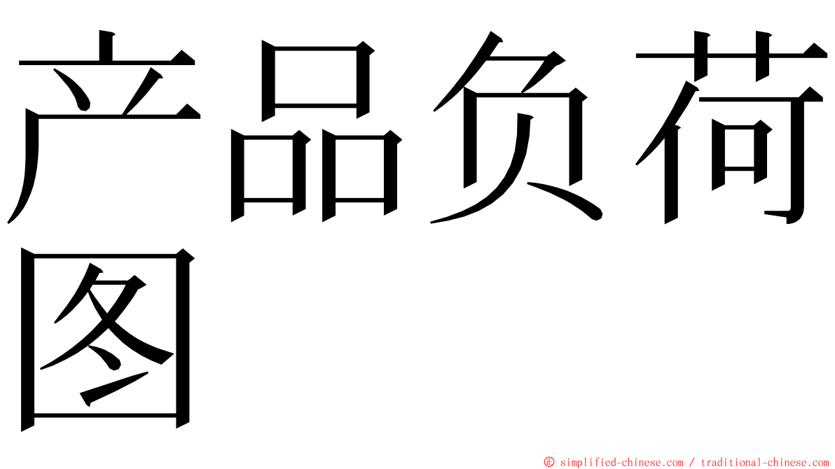 产品负荷图 ming font