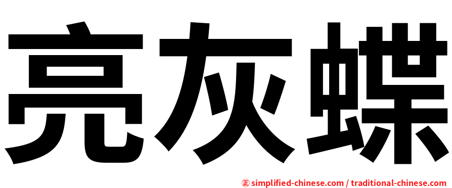 亮灰蝶