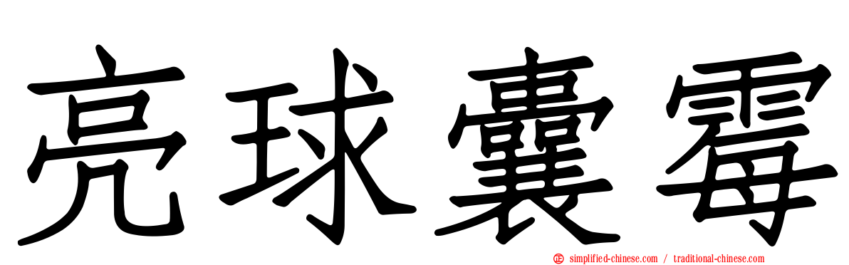 亮球囊霉