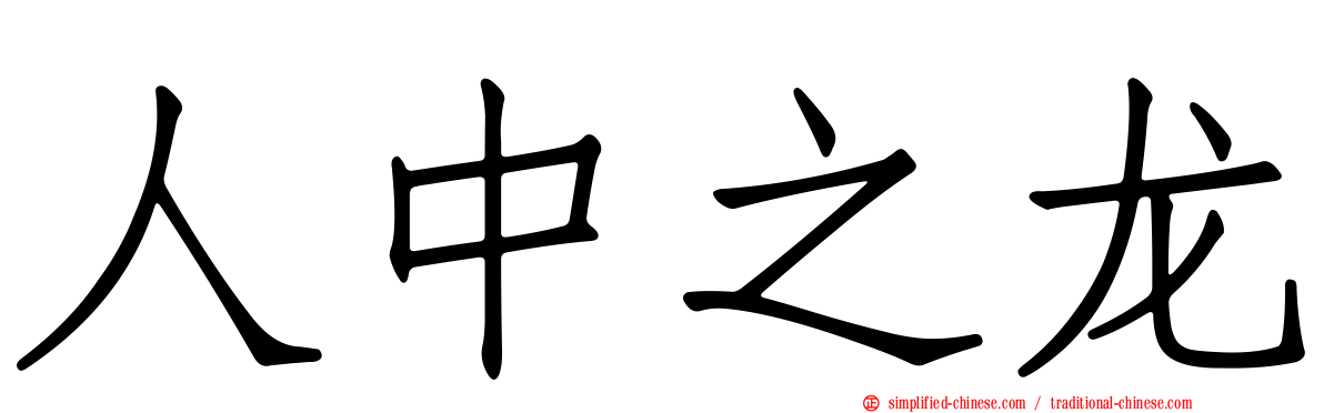 人中之龙