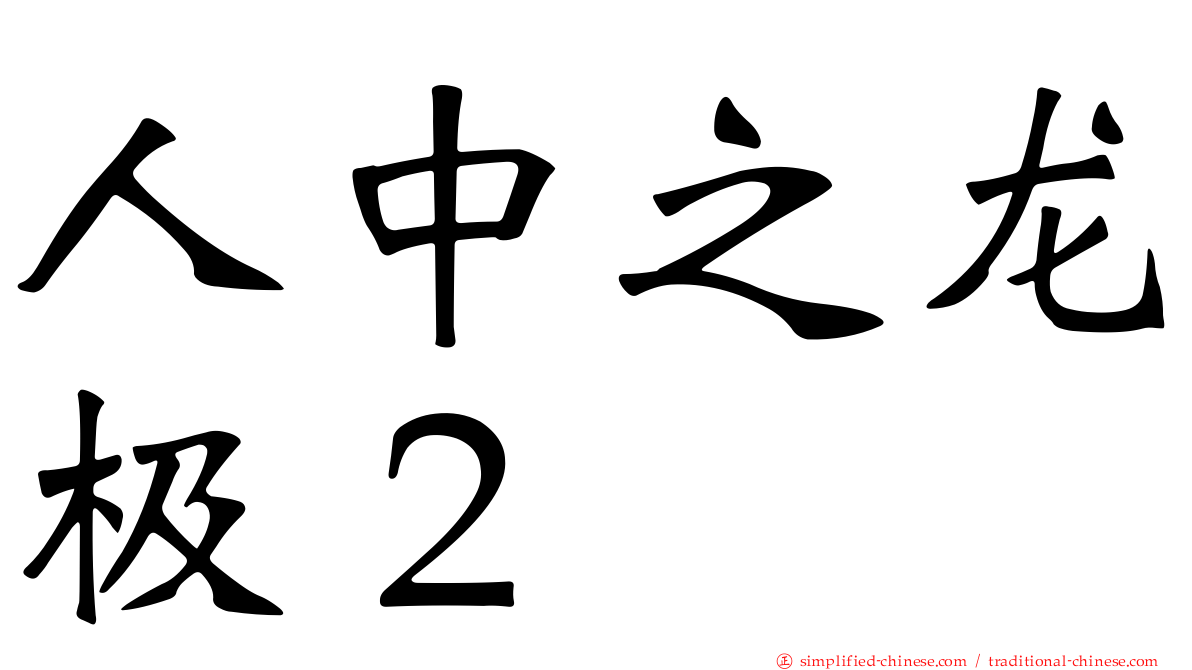 人中之龙极２