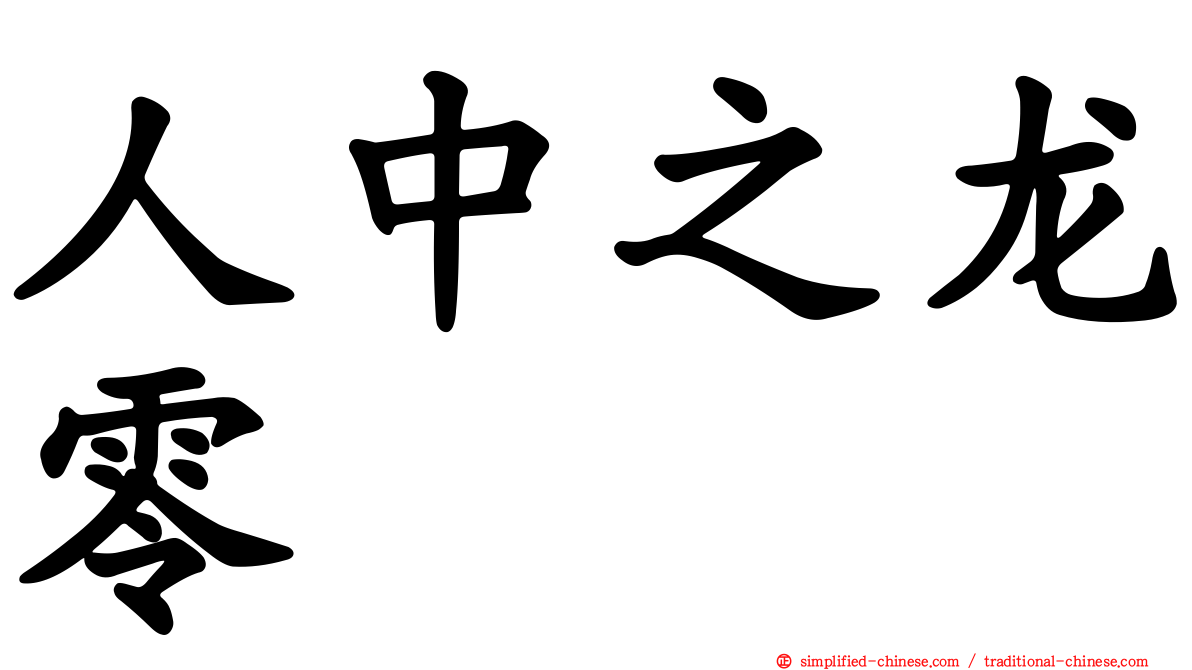 人中之龙零