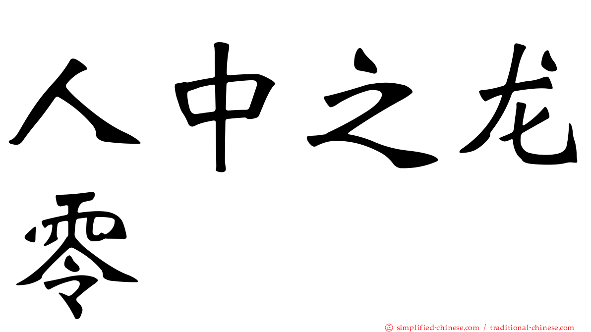 人中之龙零