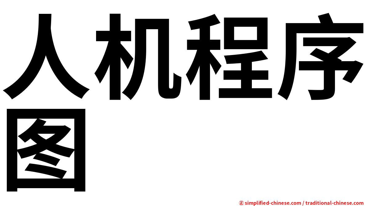 人机程序图