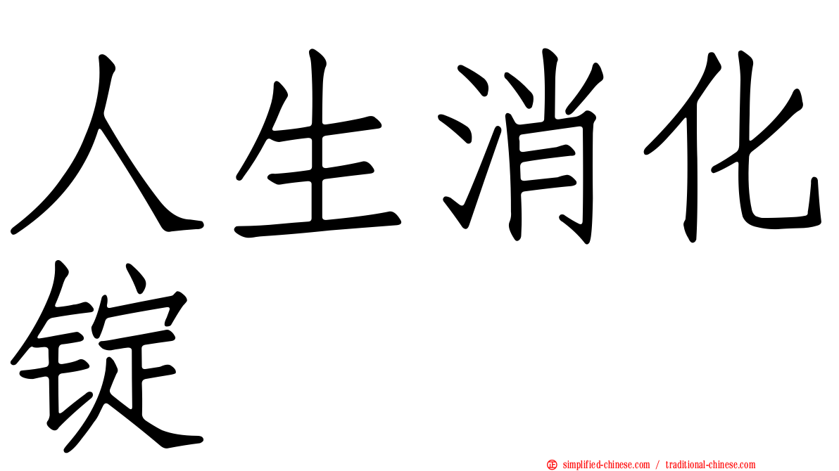 人生消化锭