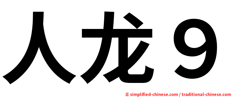 人龙９