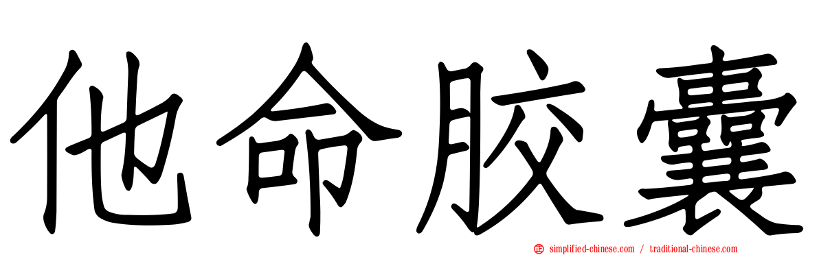 他命胶囊